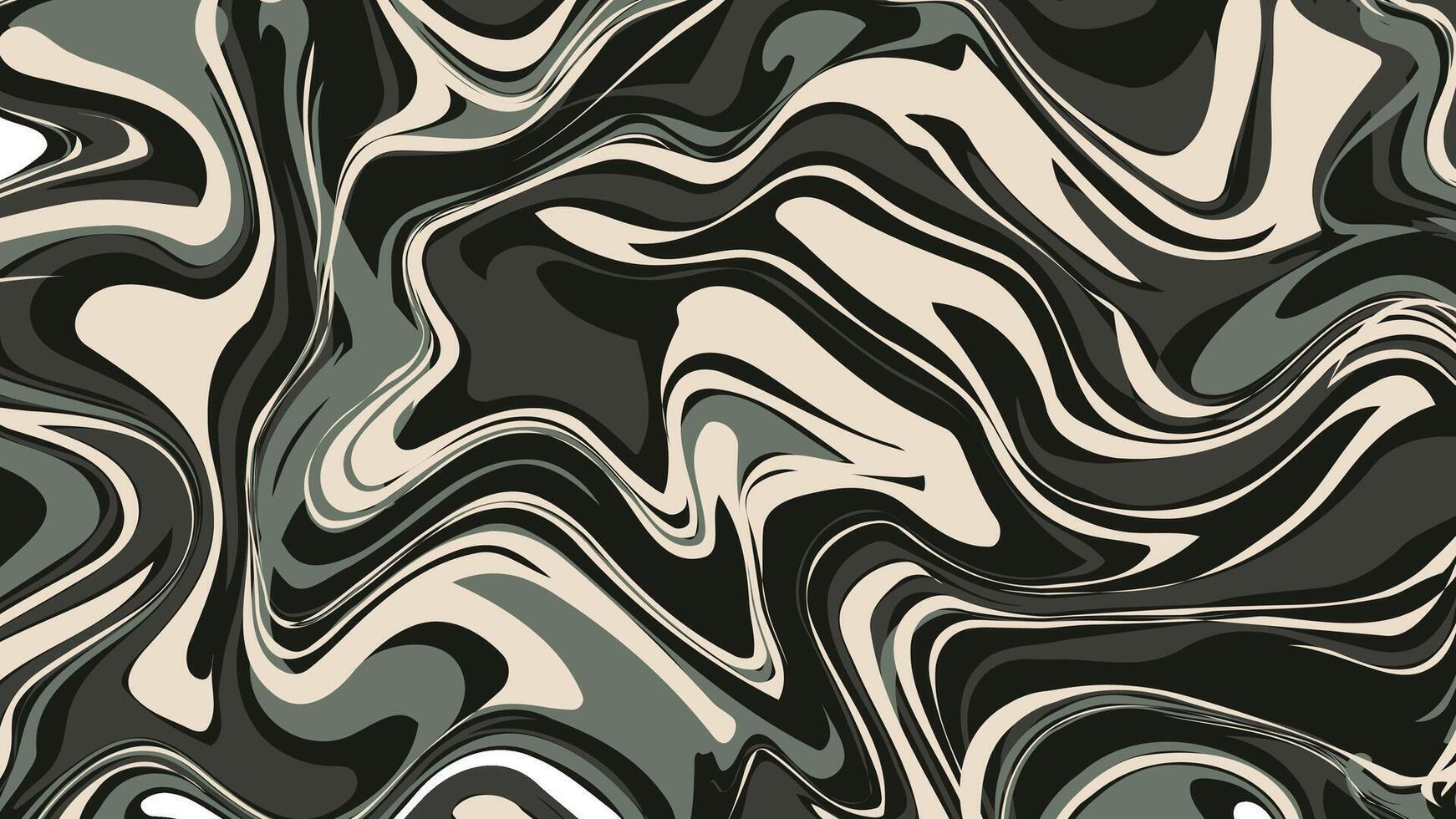 Fluid Camouflage Patterns vector