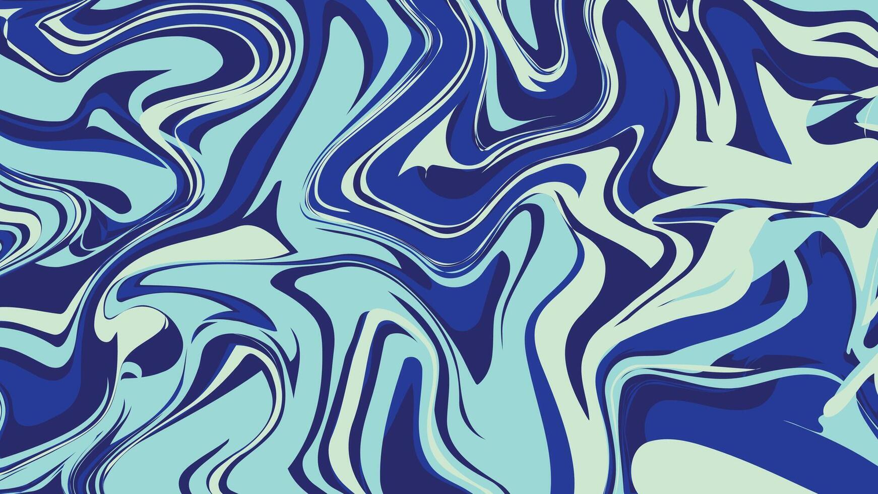 Mesmerizing Blue Swirl Art vector