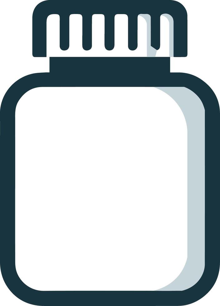 Minimalist Jar Icon for Food and Beverage Packaging vector