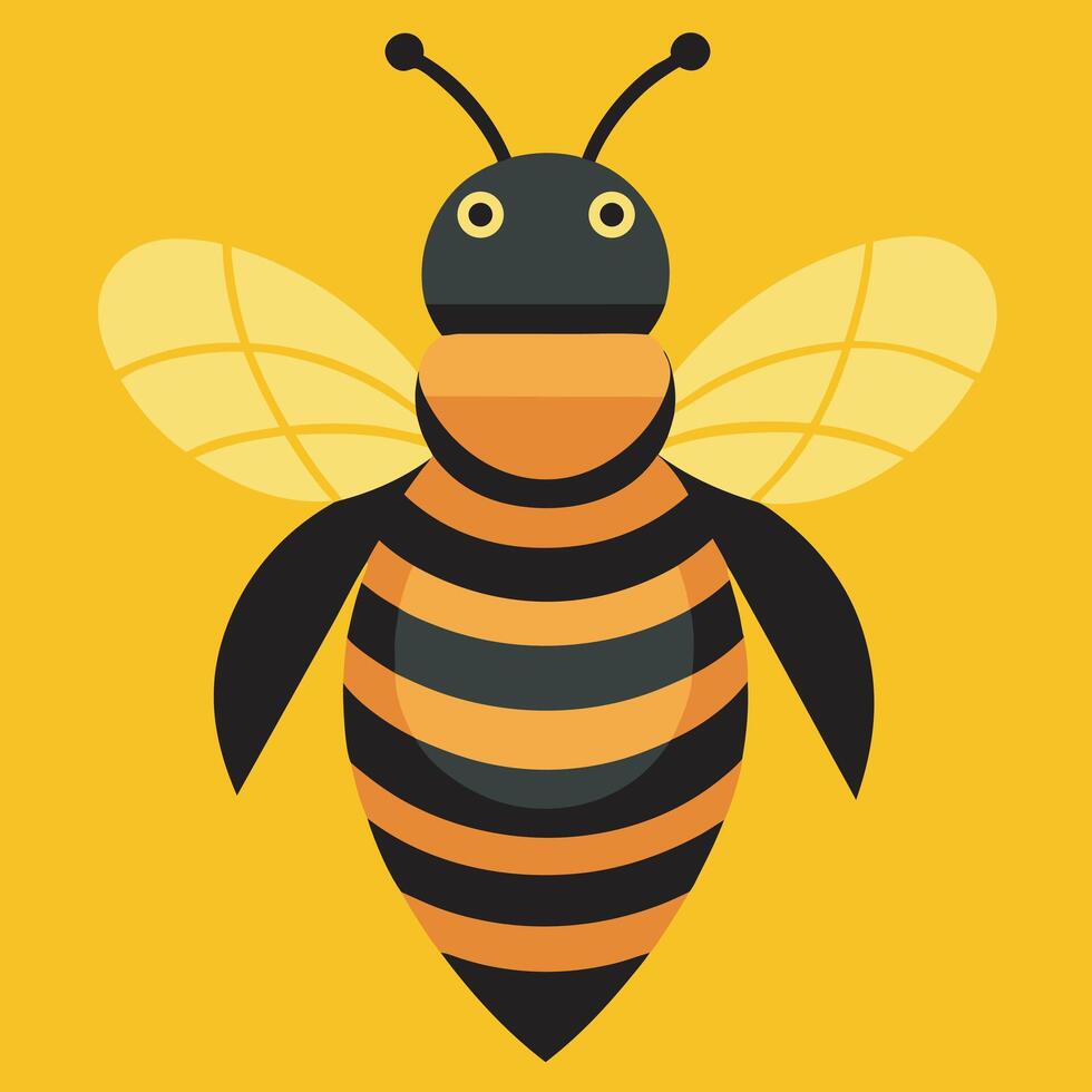bee icon set. Bee flying on a dotted route isolated on the white background vector