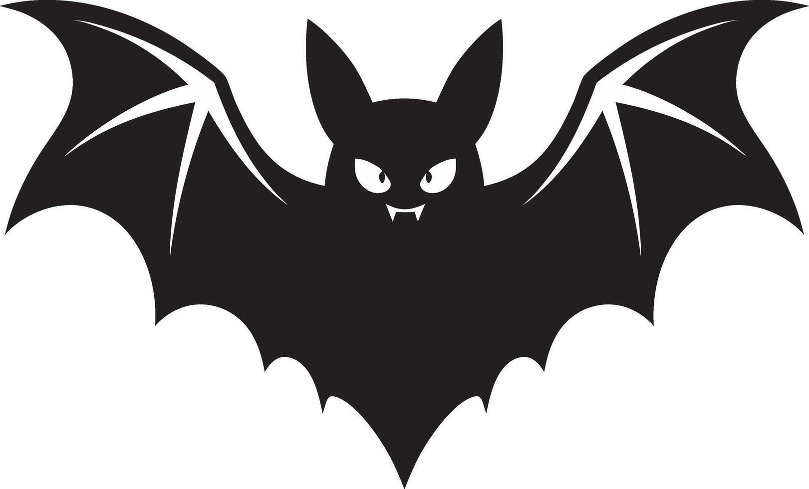 Flying Halloween bats on transparent background vector