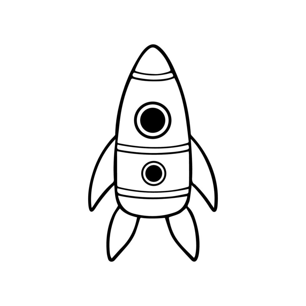 Rocket Images, Inviting to Adventures in the Galaxy vector