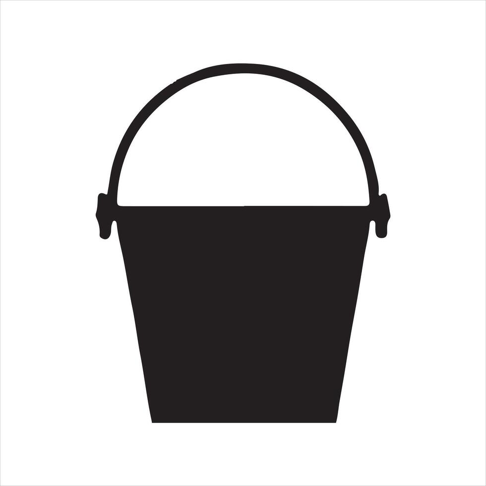 Bucket icon illustration vector