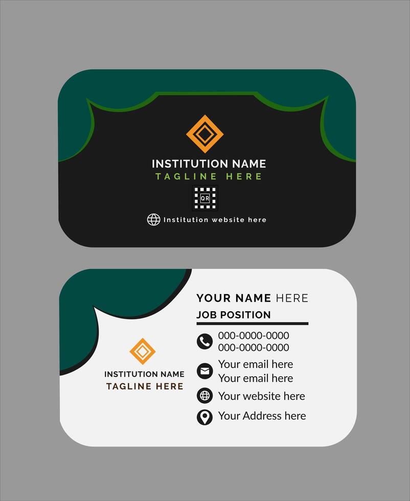 Visiting Card Design Template vector