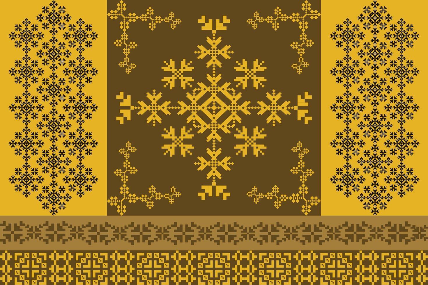 Seamless fabric design vector