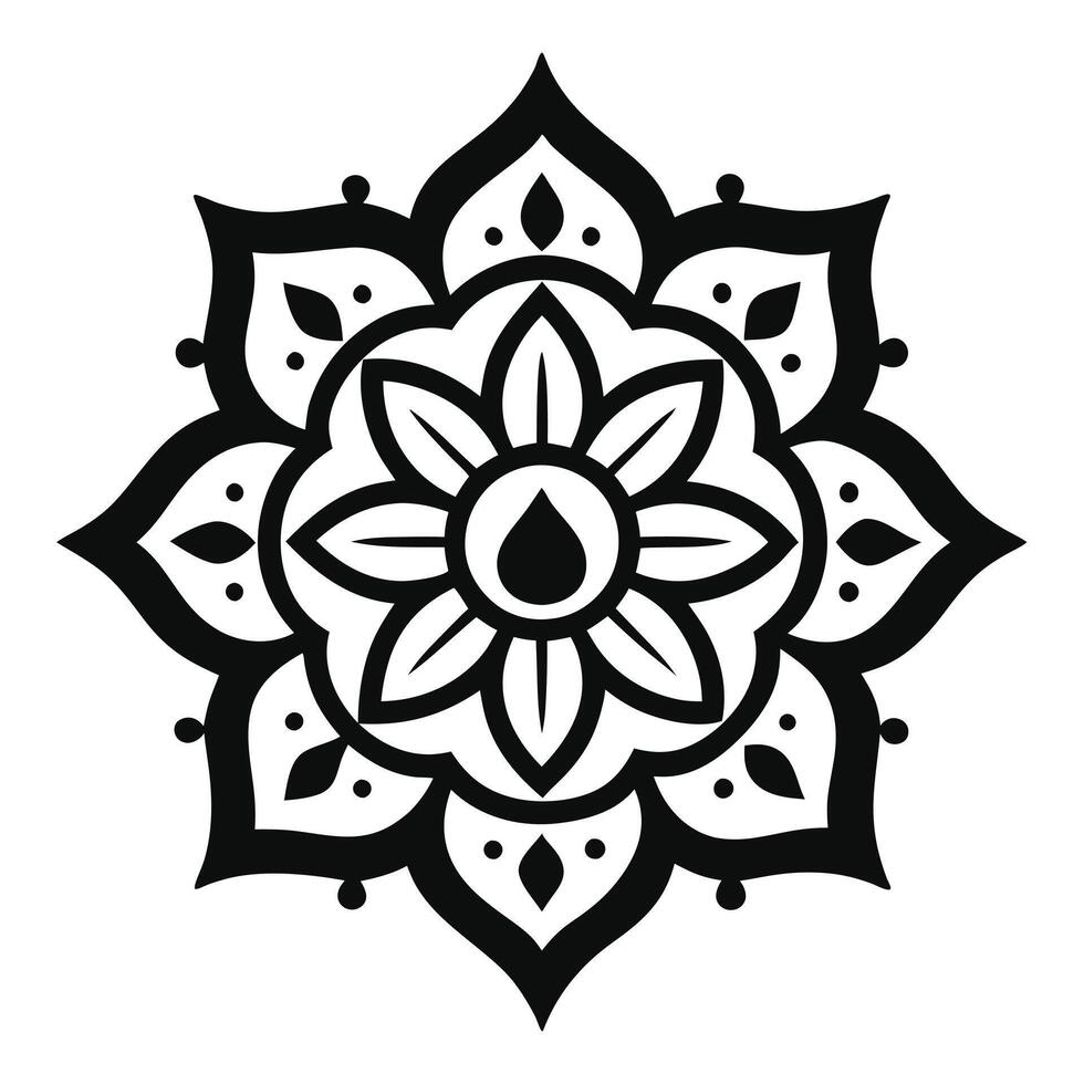 Traditional Mandala Art Design Intricate and Cultural Decorative Pattern vector