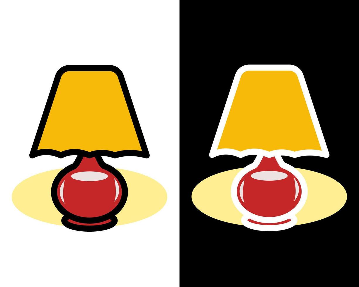 Decorative lamps with vintage charm, evoking nostalgia and adding character to classic or retro-themed rooms vector