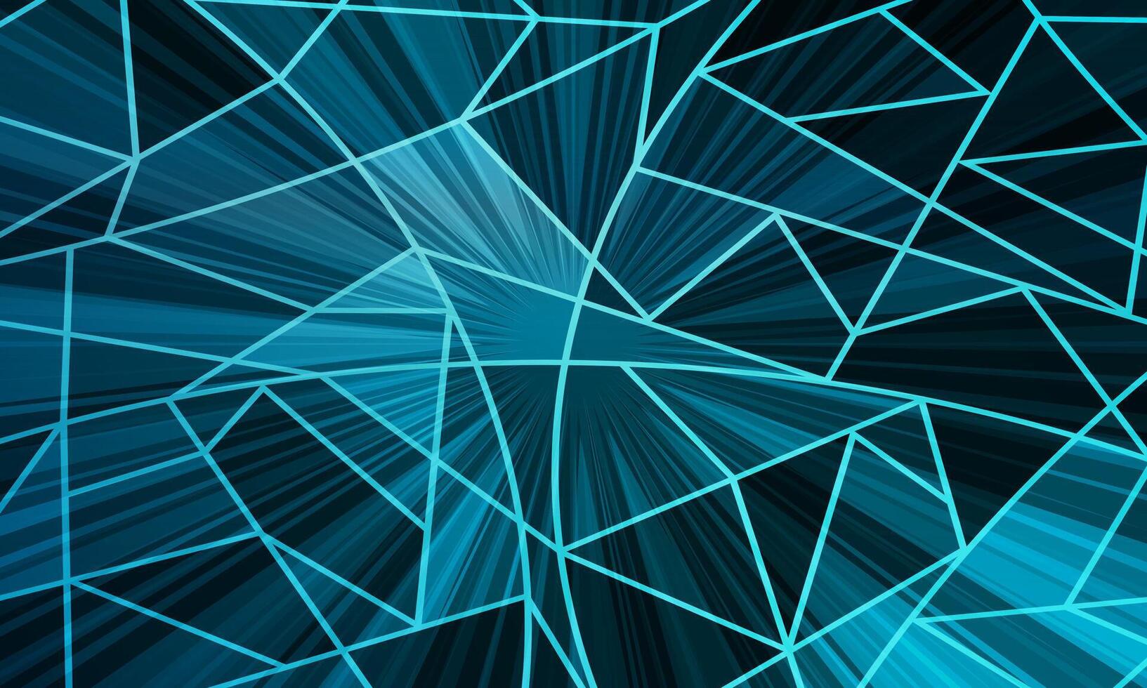 abstract irregular polygon background with a triangular pattern in full spectrum colors. mosaic shine blue. vector