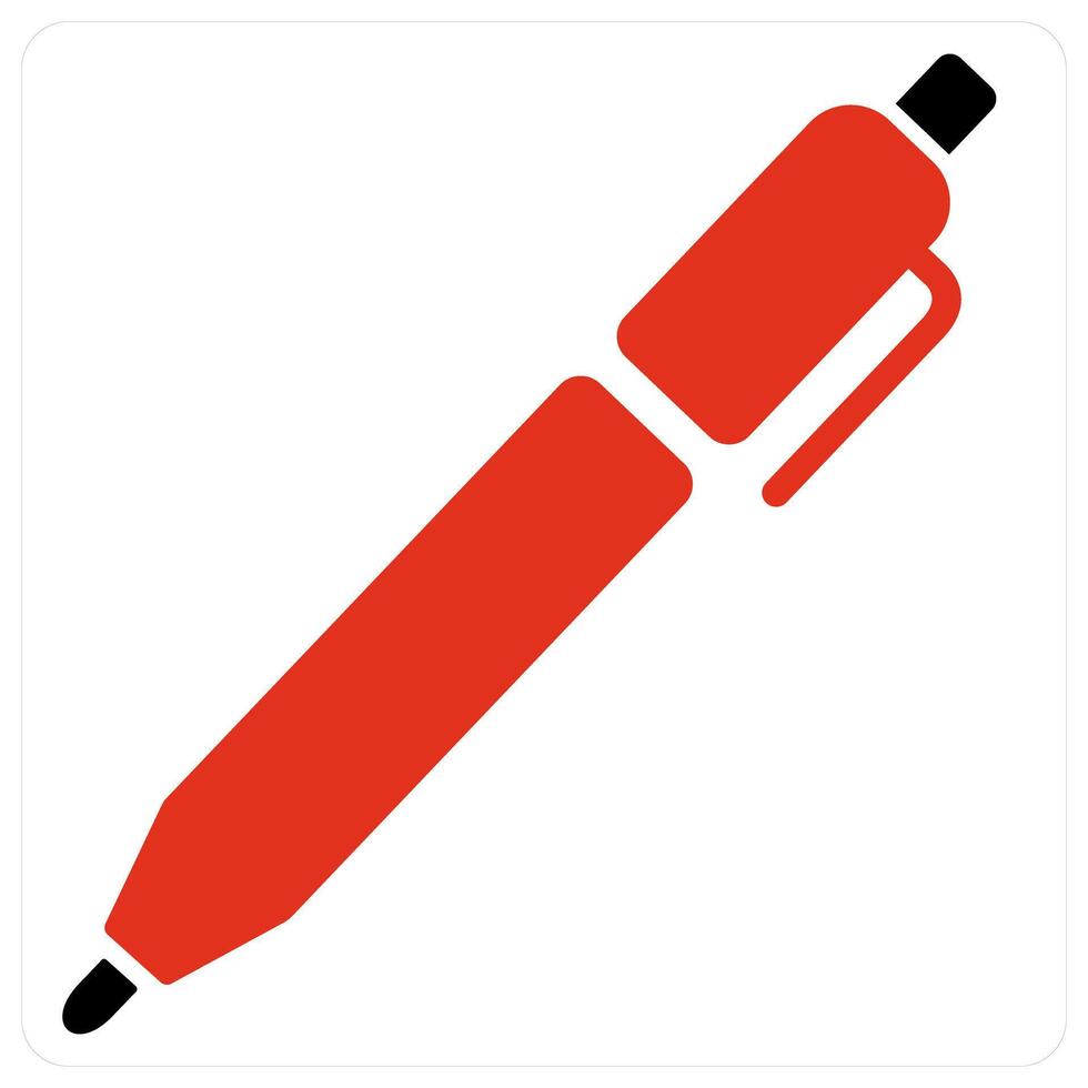 pen and write icon concept vector