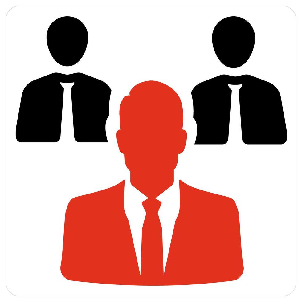 Manager and business icon concept vector