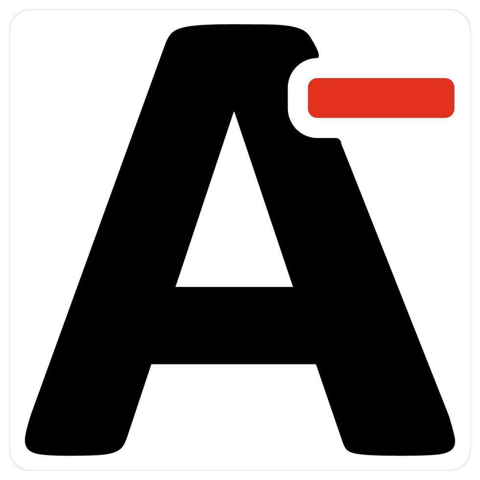 superscript and text icon concept vector