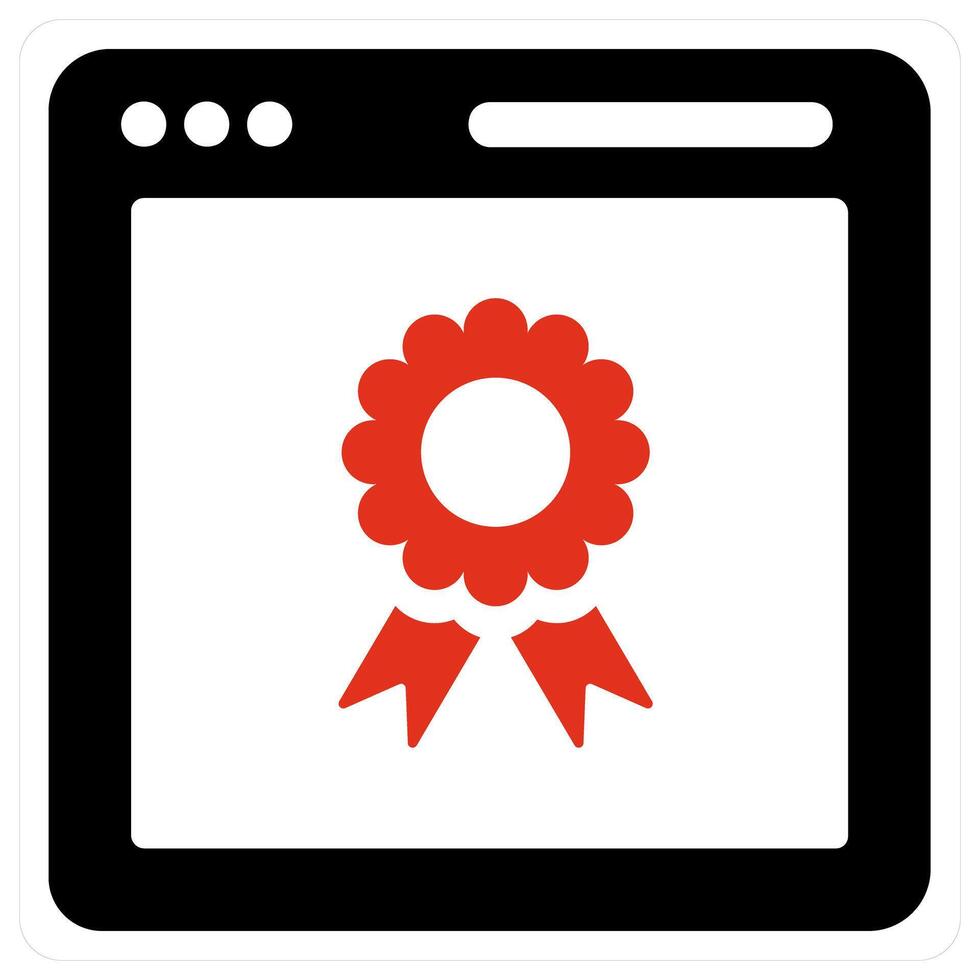 Page Quality and website icon concept vector