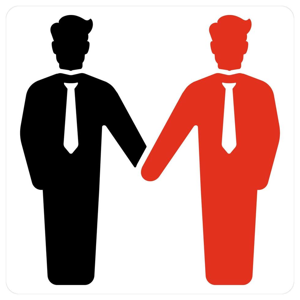 Partnership and deal icon concept vector