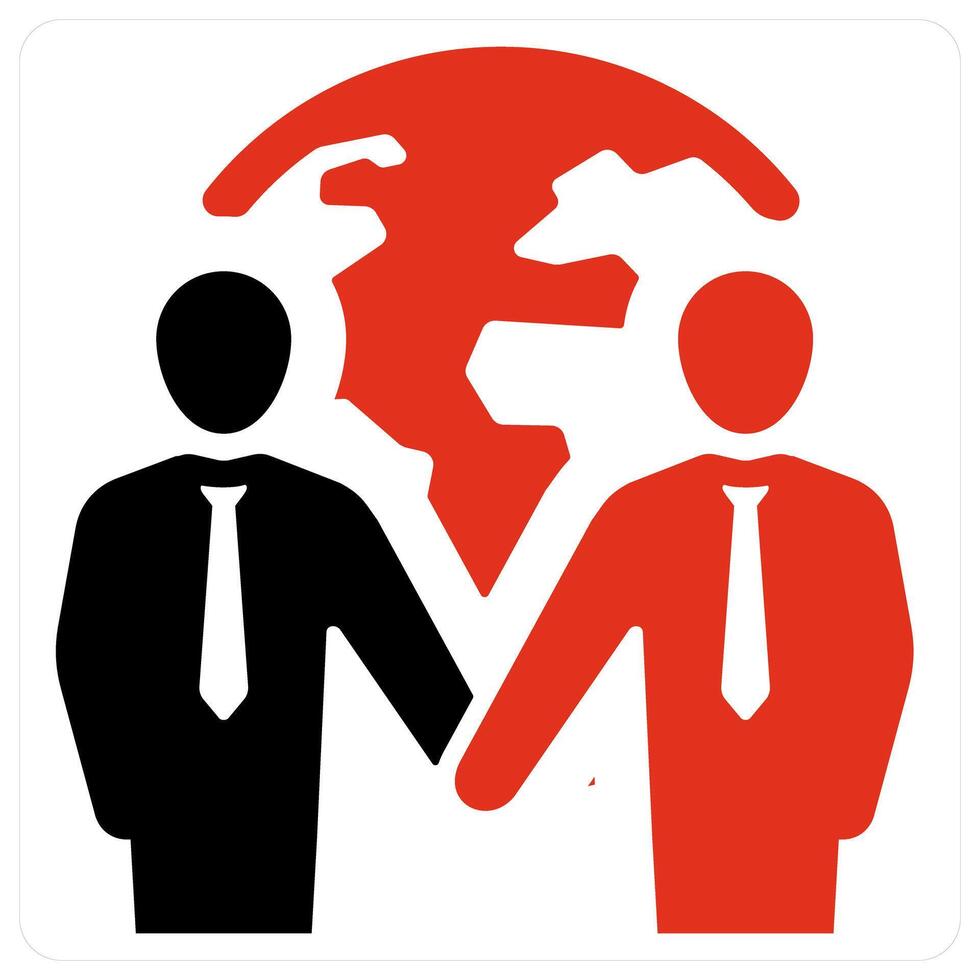 Partnership and deal icon concept vector