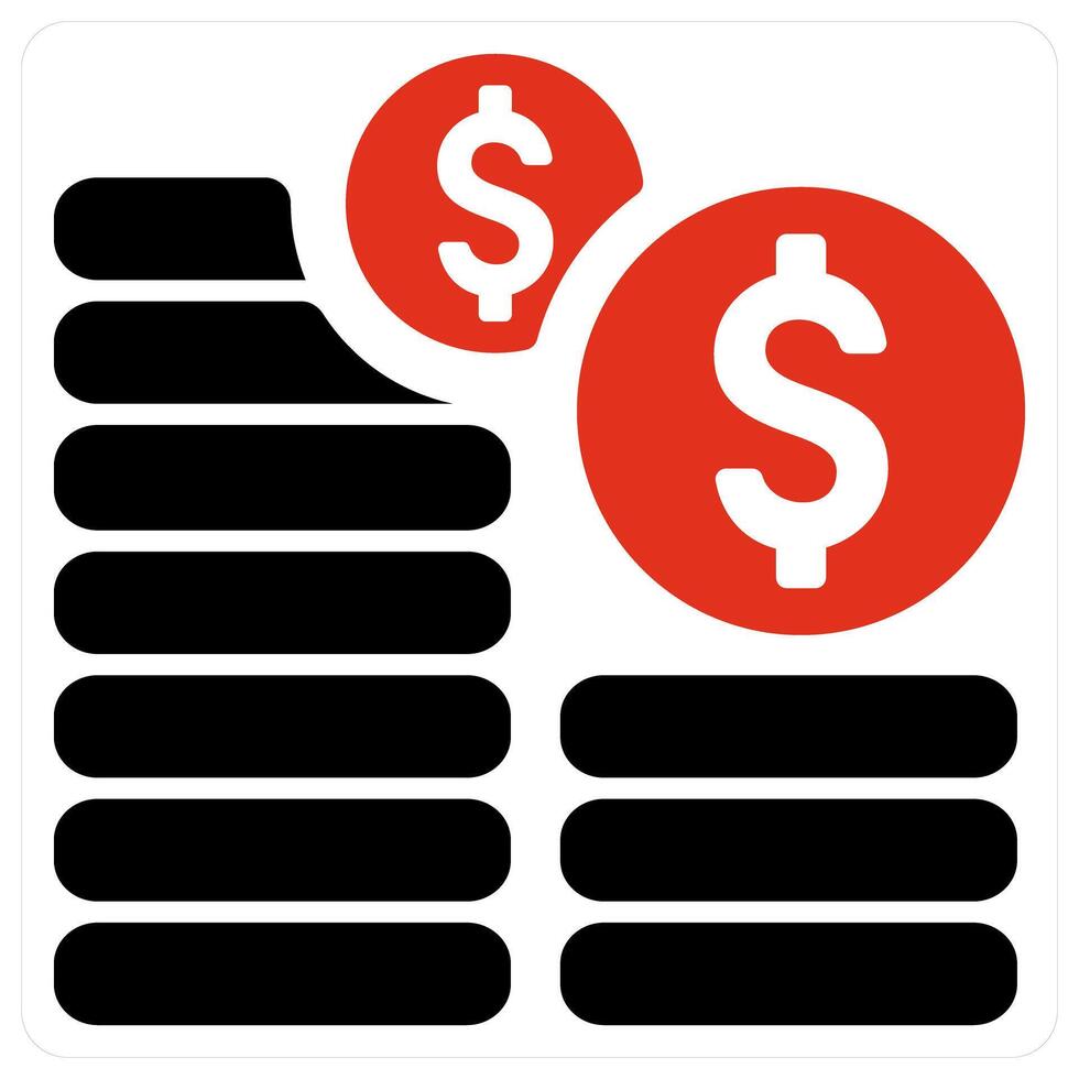 Investment and finance icon concept vector