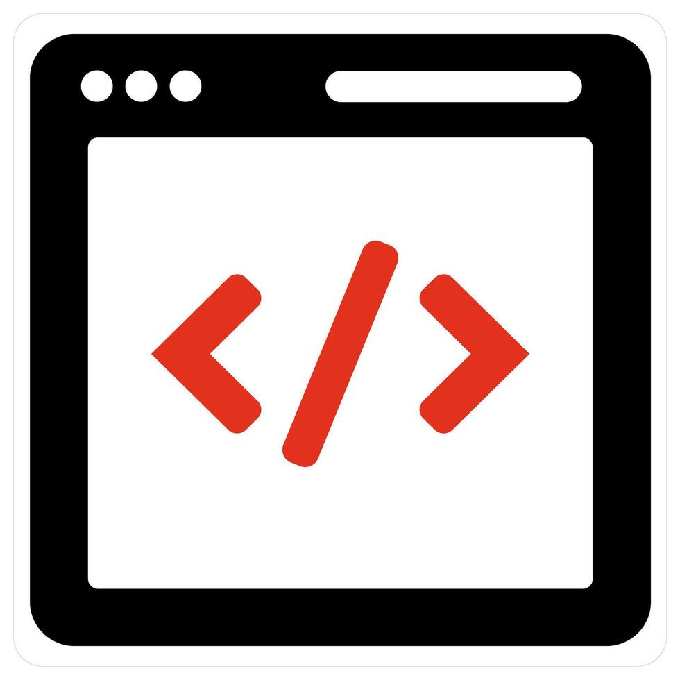 Programming and coding icon concept vector