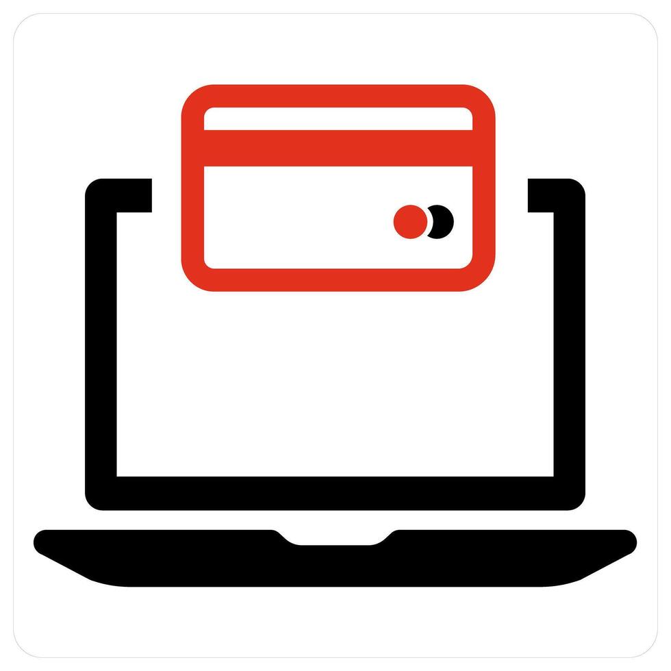 Online Card and buy icon concept vector