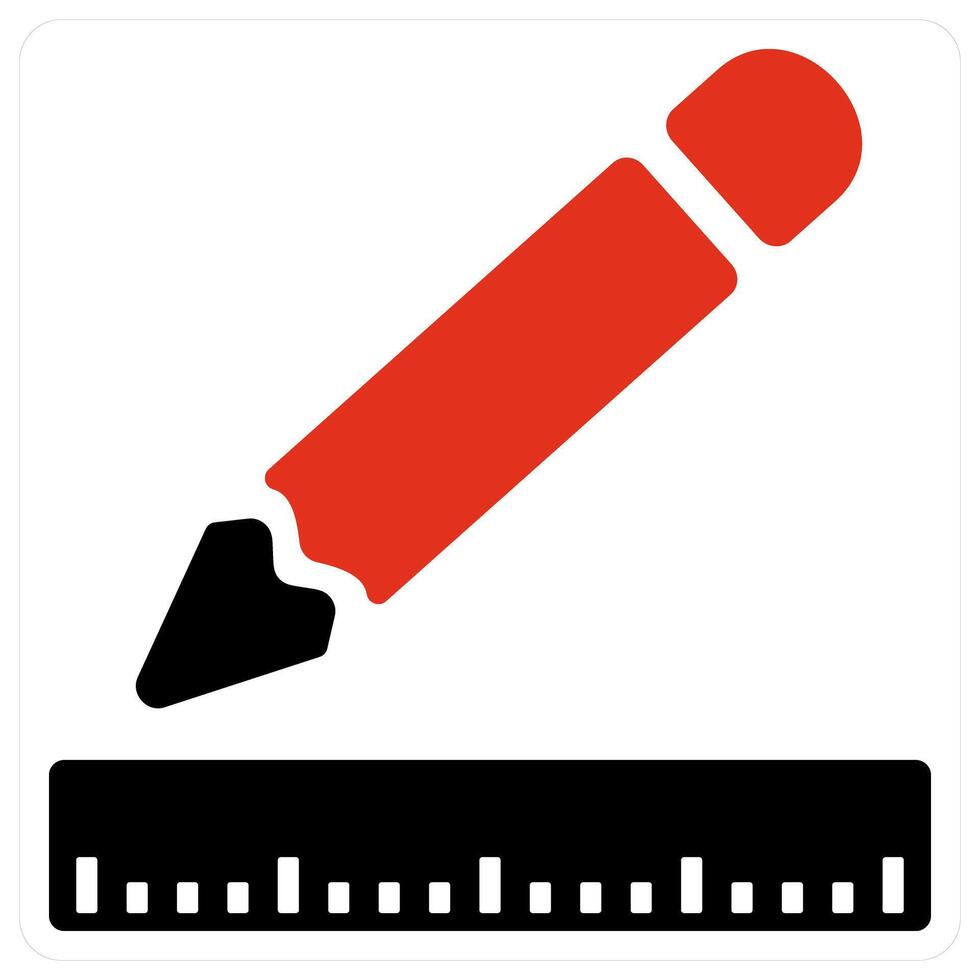 Stationary and geometry icon concept vector