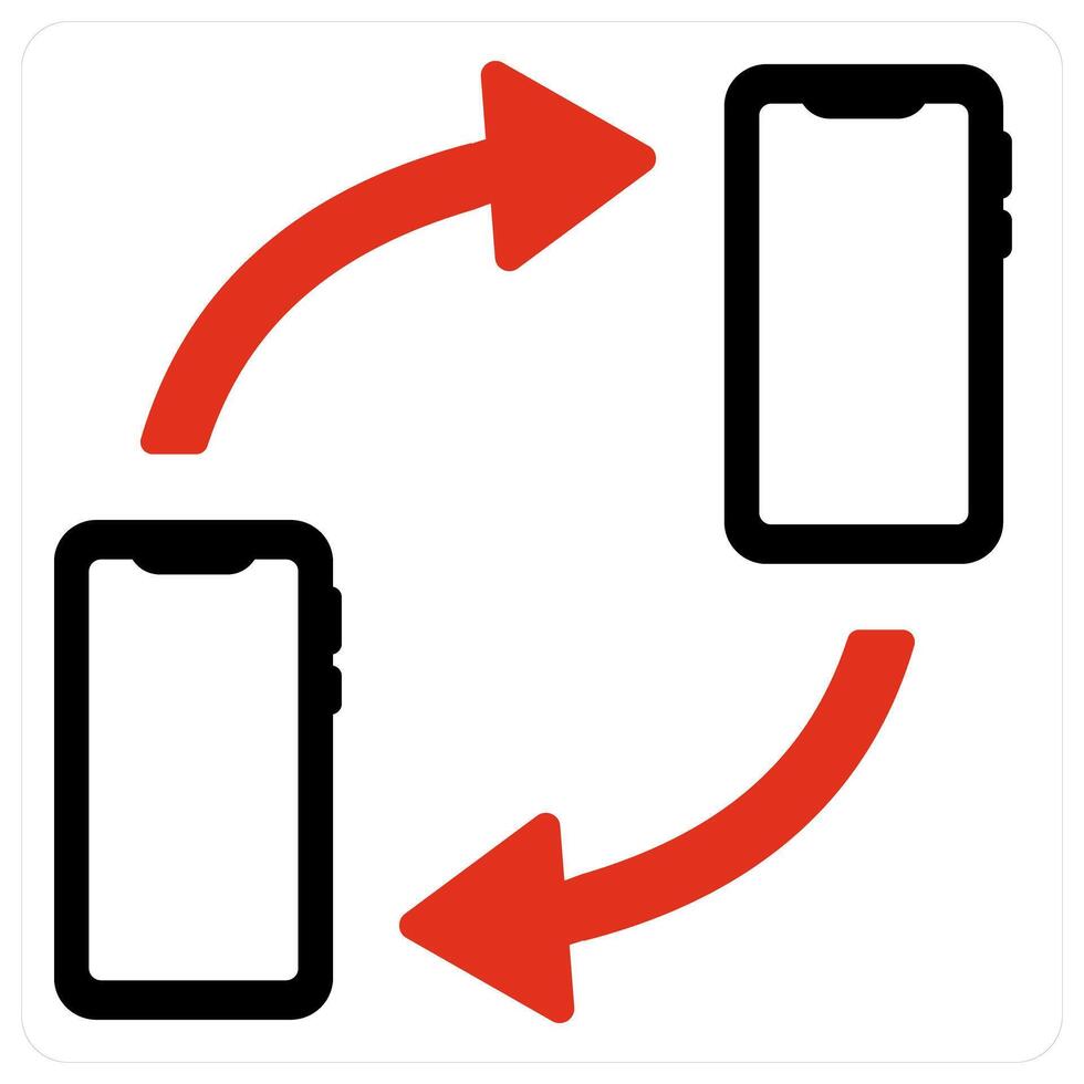 synchronization and database icon concept vector