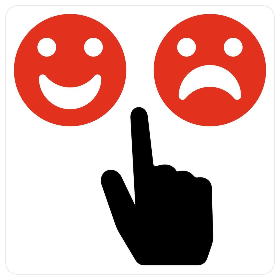Feedback and customer icon concept vector