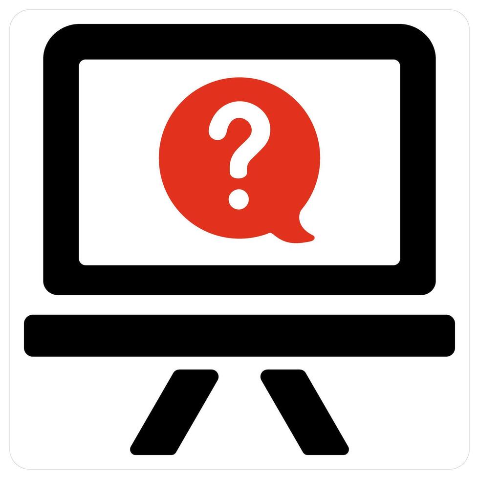 Question and help icon concept vector