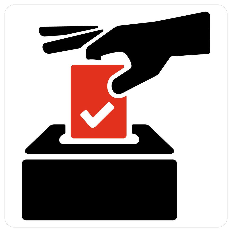 Election and vote icon concept vector