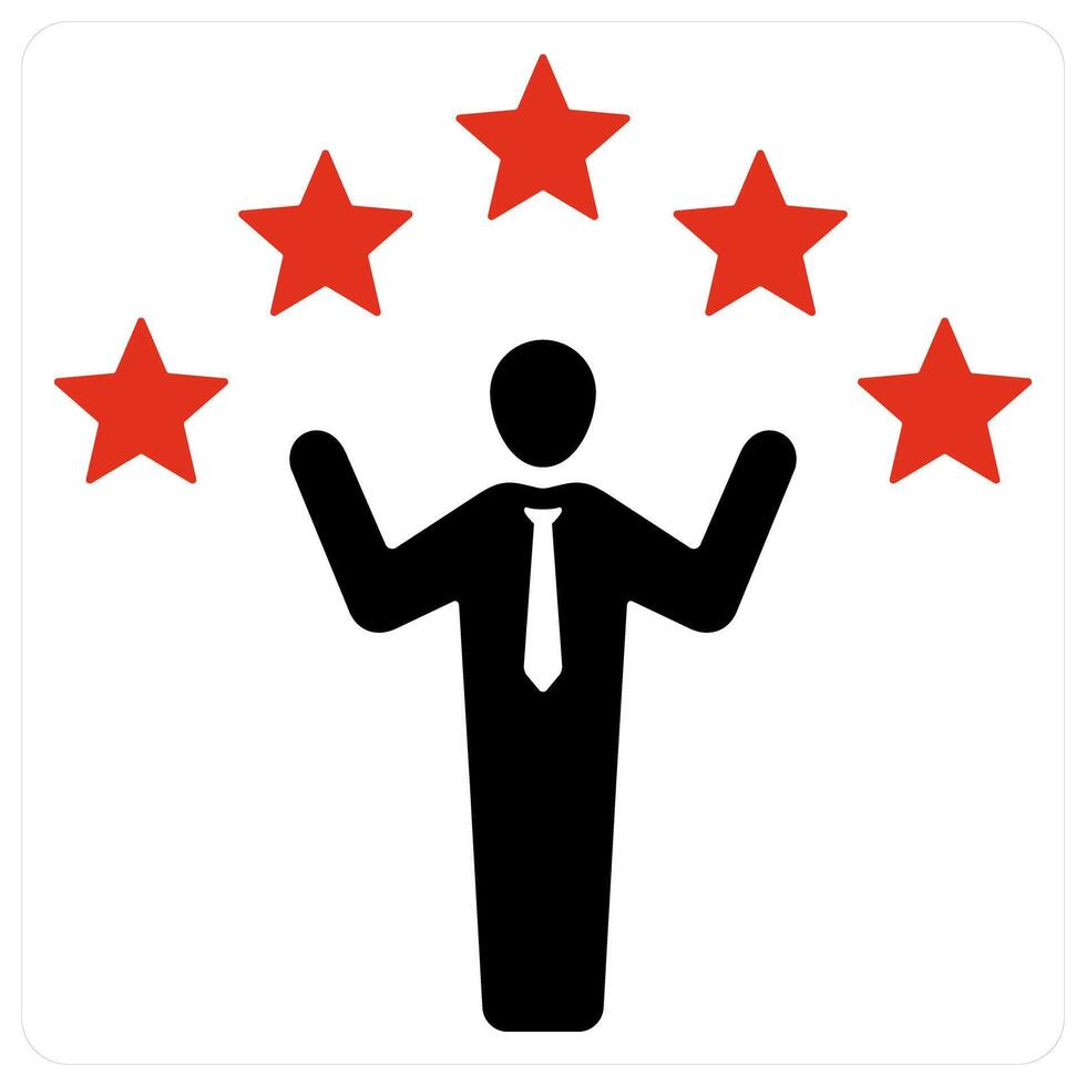 Customer Satisfaction and customer icon concept vector
