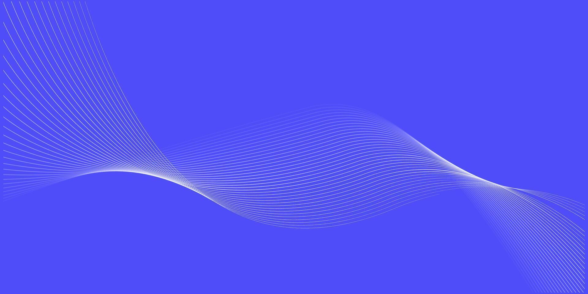abstract blue waves background vector