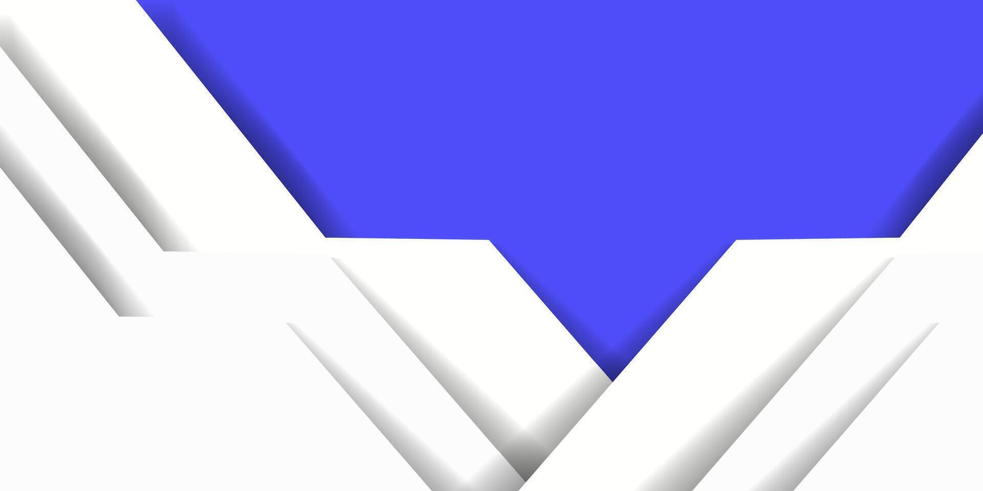 Abstract blue background with white geometric, Modern blue gradient square shape design. Futuristic technology concept. Suit for brochure, corporate, website, poster, banner, cover modern vector
