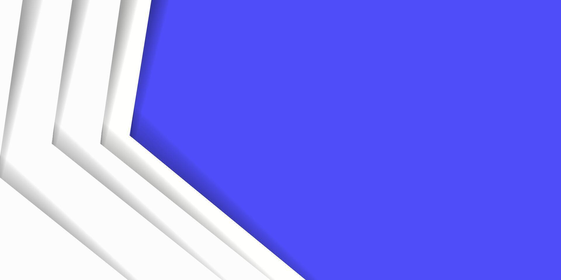 Geometric shapes on abstract blue background vector