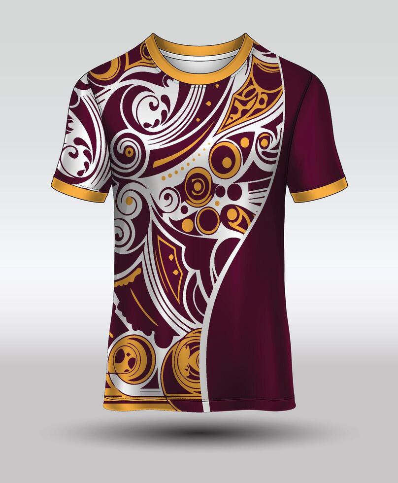 Alpona Jersey design Deep cool vector