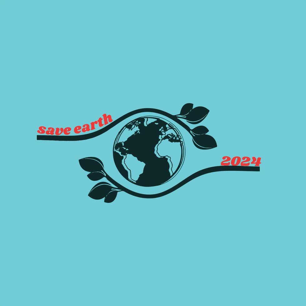 Protecting Our Planet A 2024 Call to Action. vector