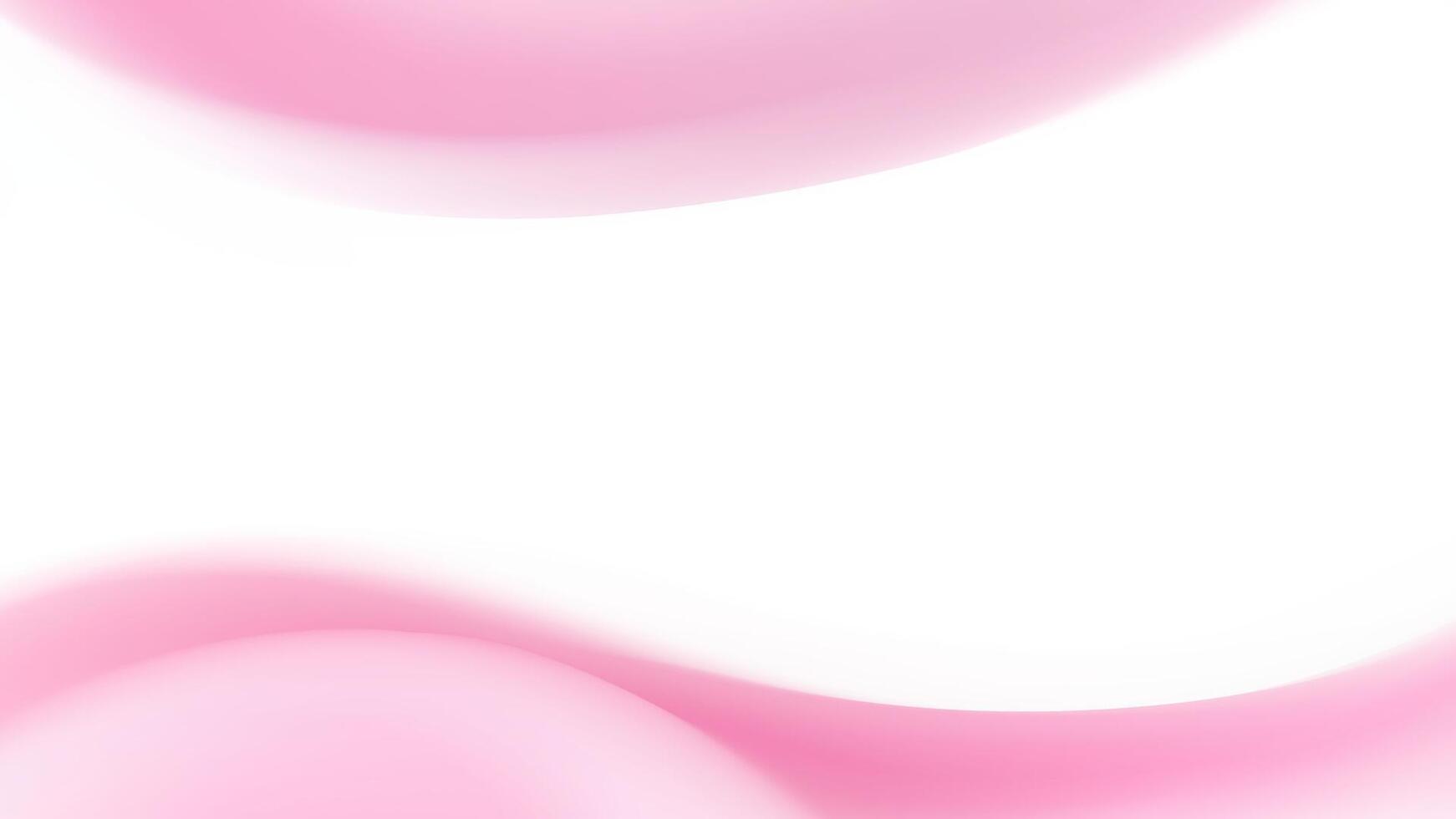 Abstract Pink Gradient Curves White Background vector