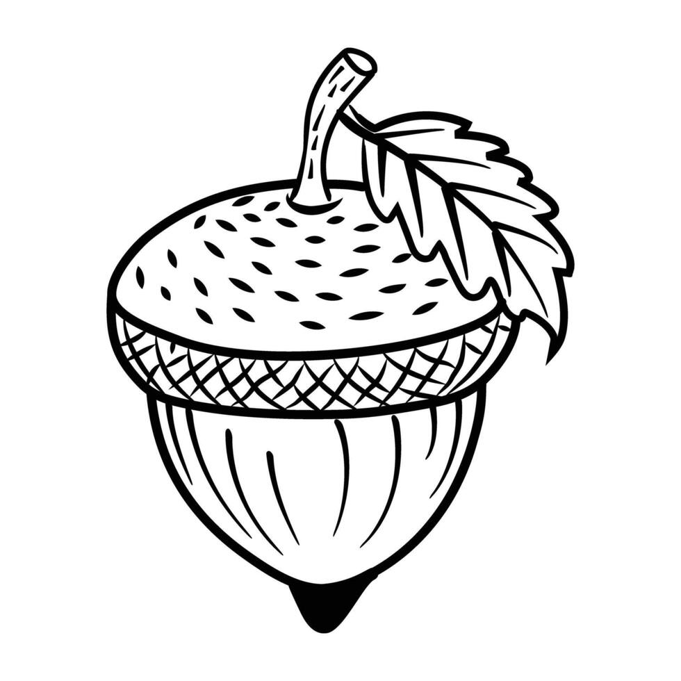 Cranberry sauce in a bowl, doodle style icon vector