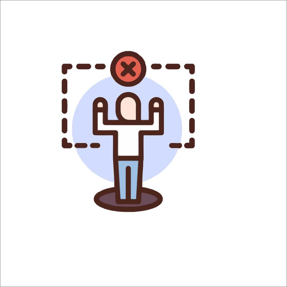 A man is holding a ball in his hand vector