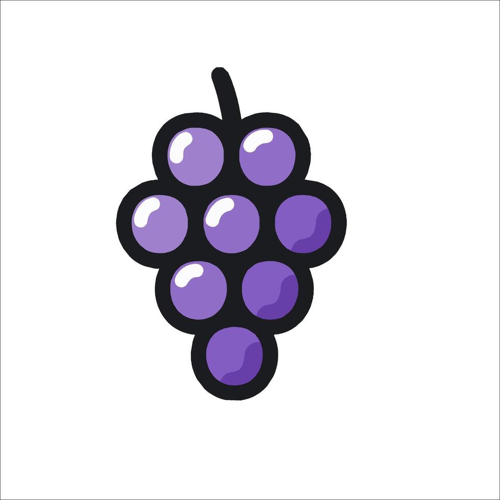 grapes icon price credit usd vector