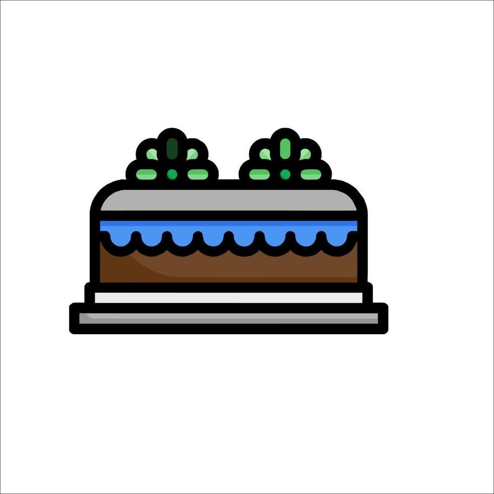 cake icon price 1 credit usd vector