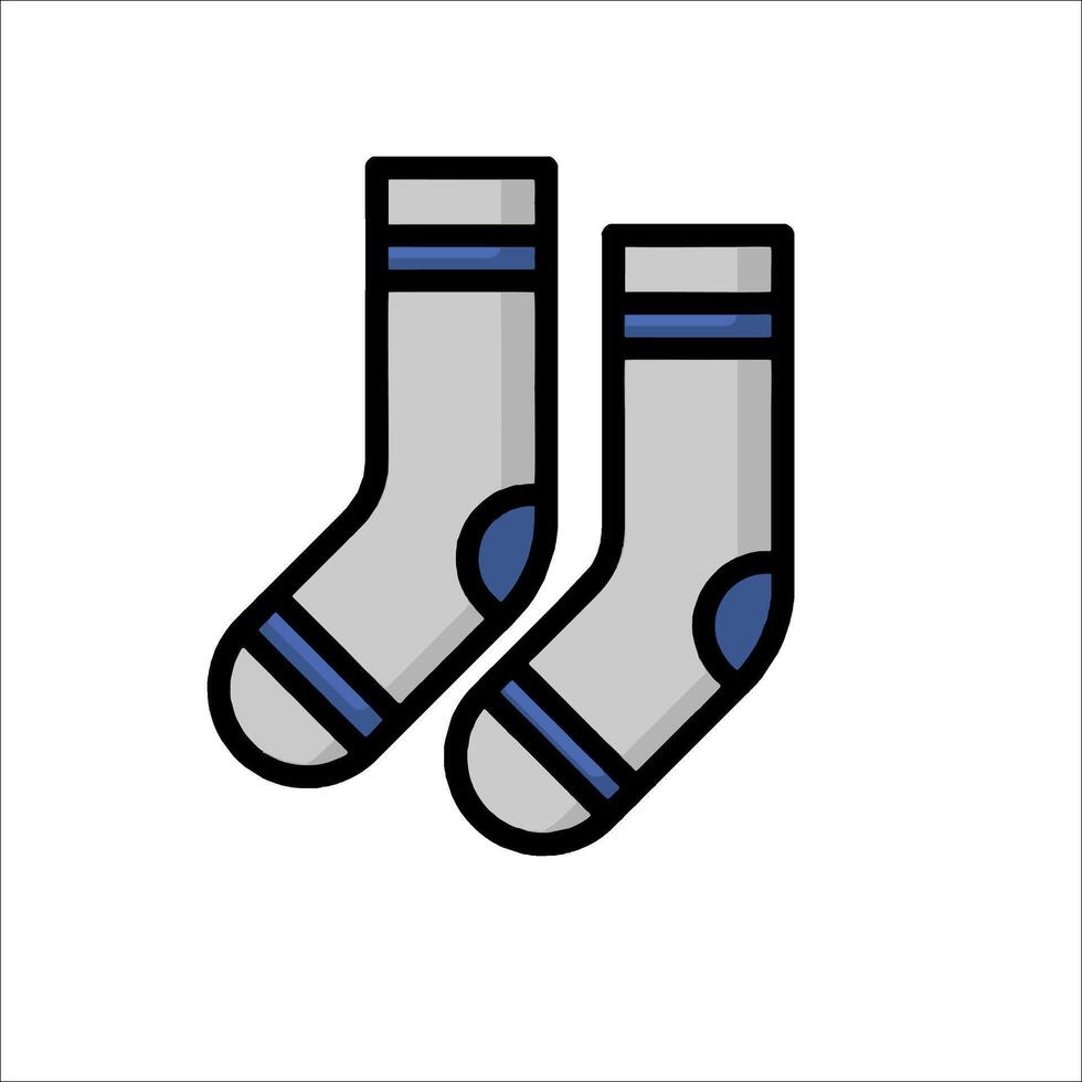 Socks icon illustration vector