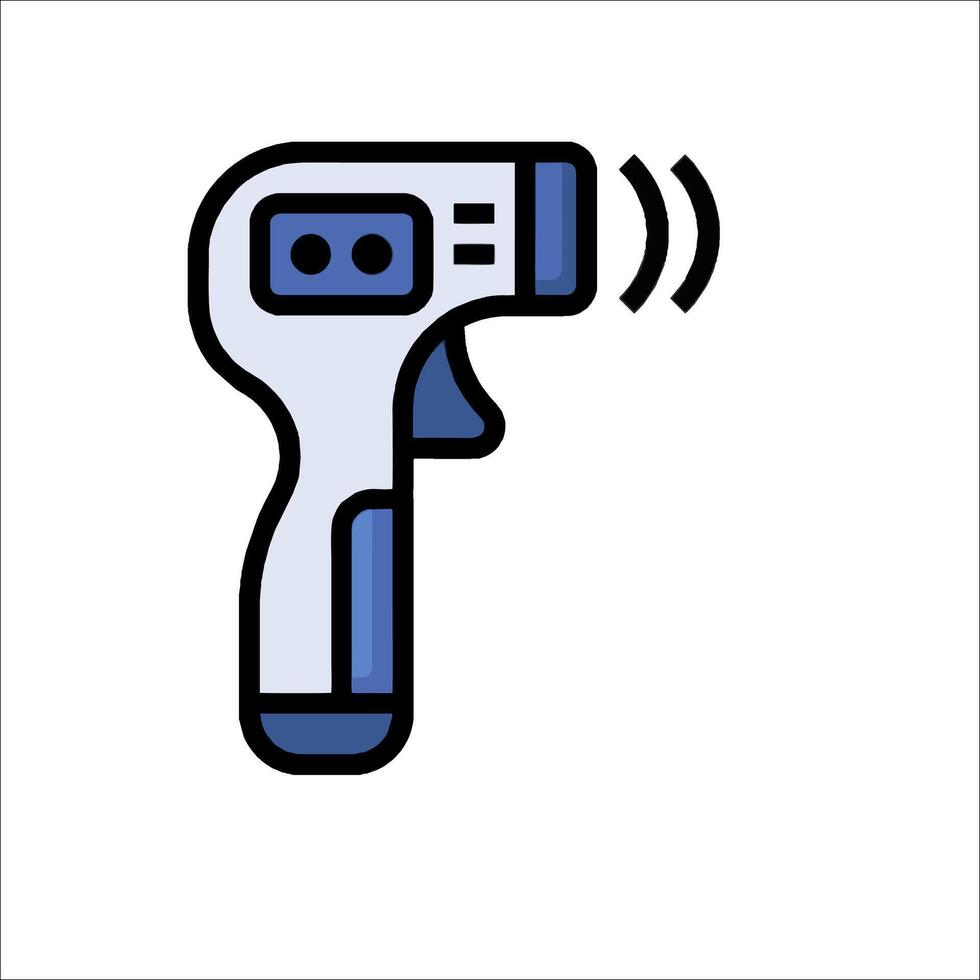 A thermometer with a sound icon vector