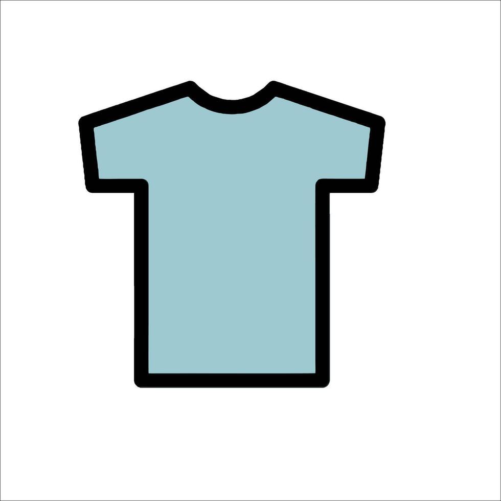 A t - shirt icon on a white background vector