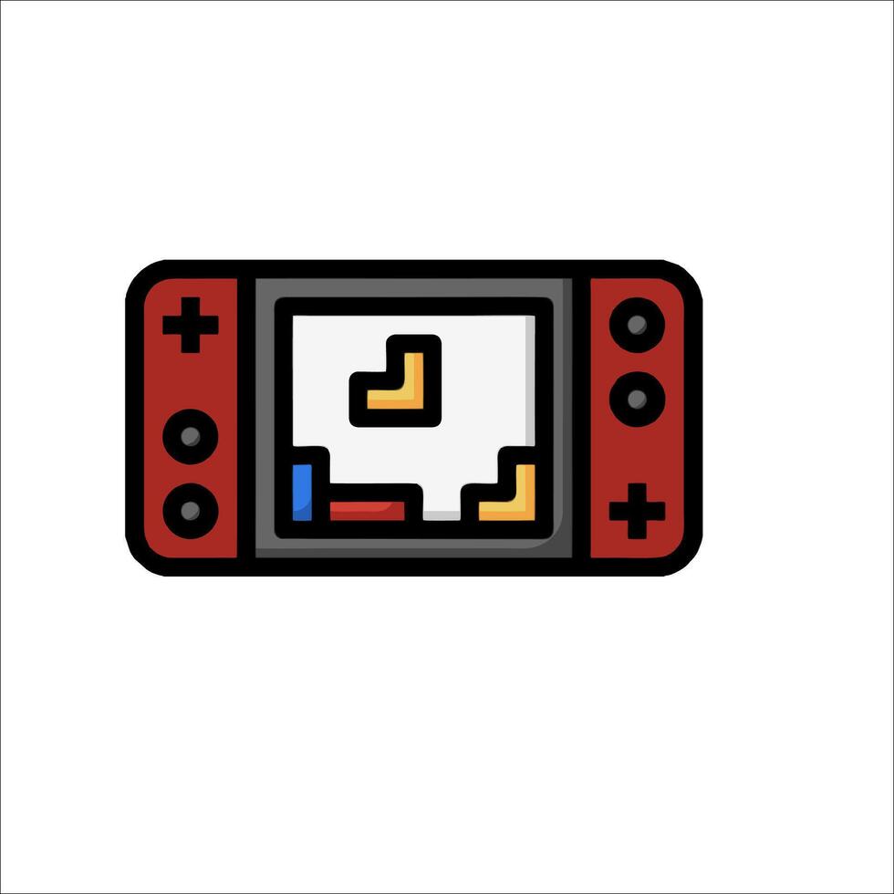 A red and black nintendo wii game console vector