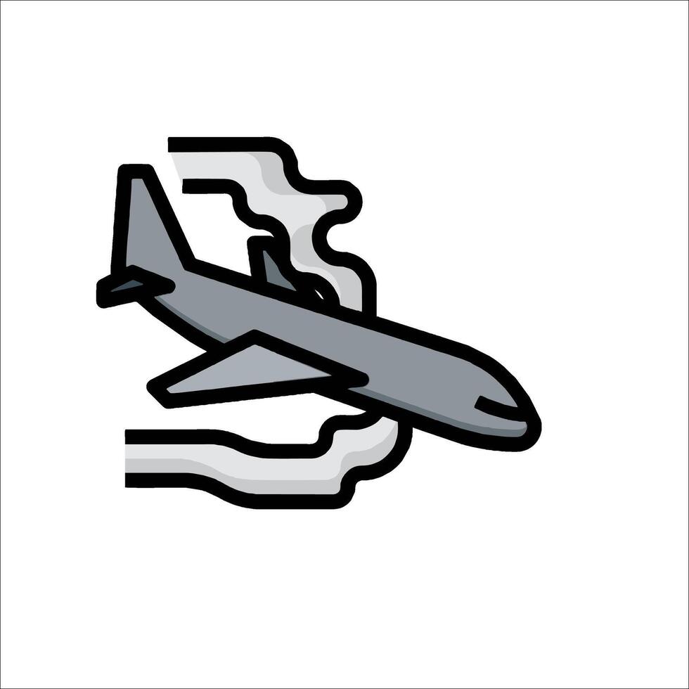 Airplane icon illustration vector