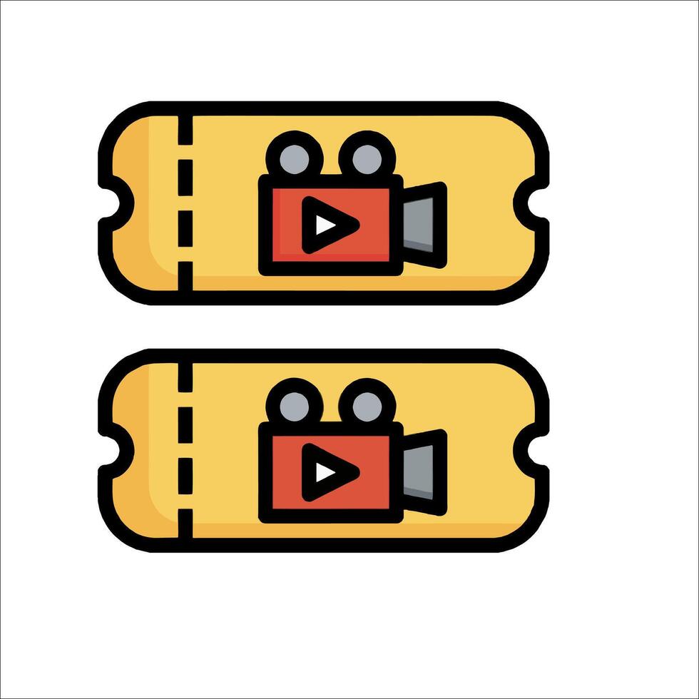 Two tickets with a player on them vector