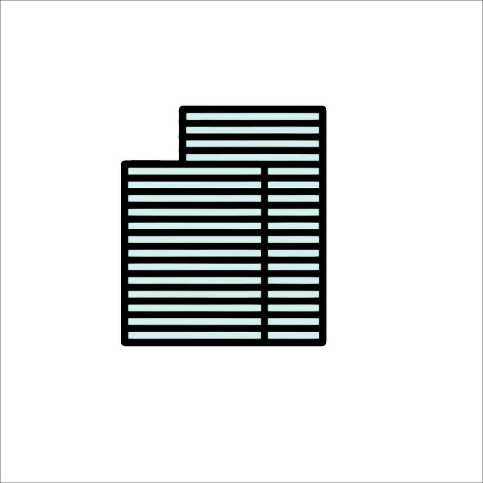 A stack of books on a white background vector