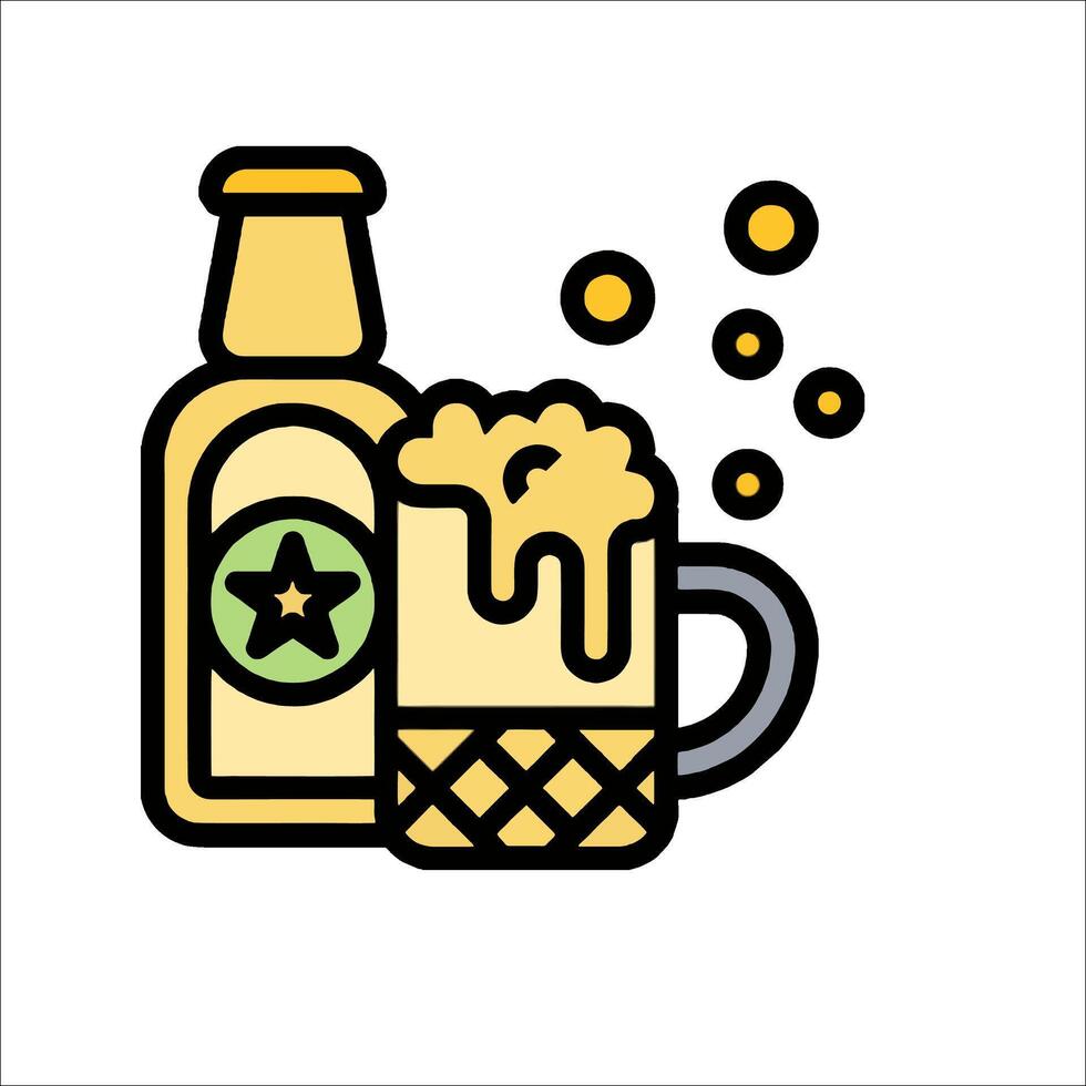 Beer icon illustration vector