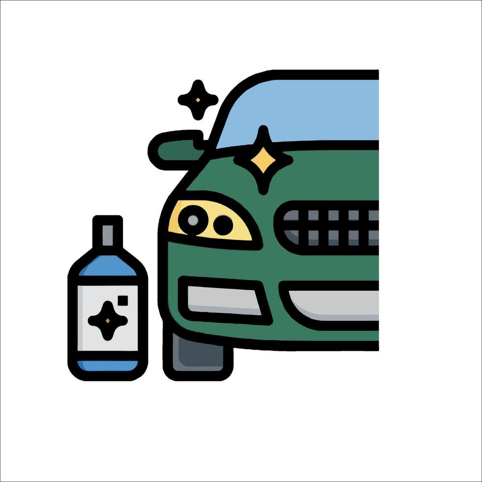 Car wash icon vector