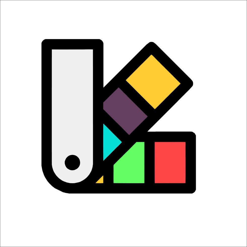 Kleiner logo with colorful squares vector