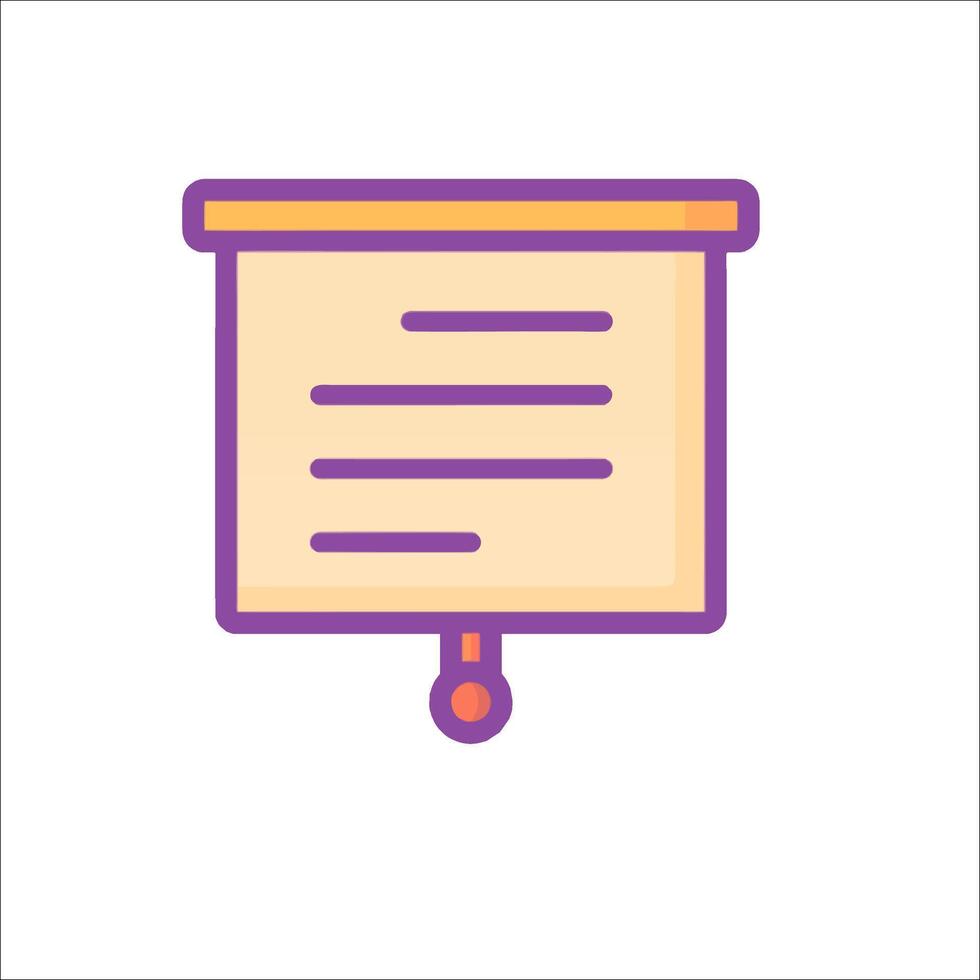 A paper document on a white background vector