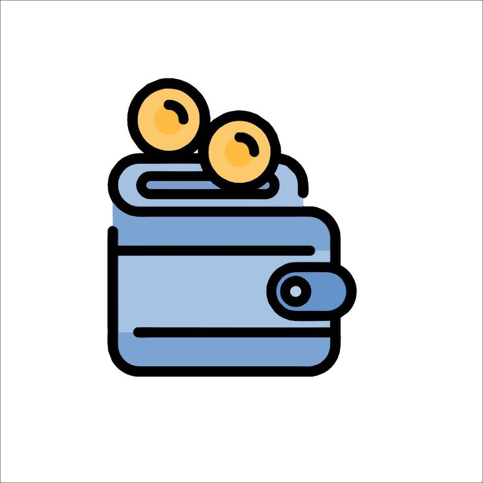 Wallet icon illustration vector