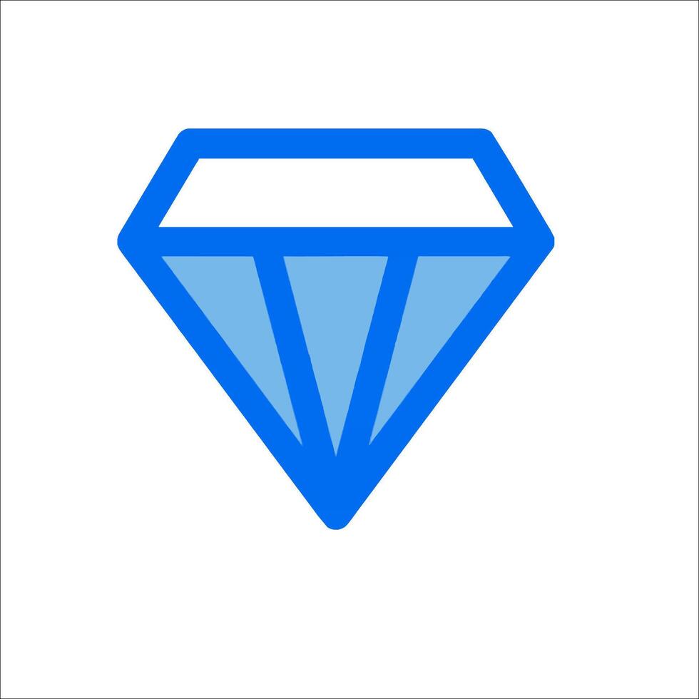 A diamond icon on a white background vector